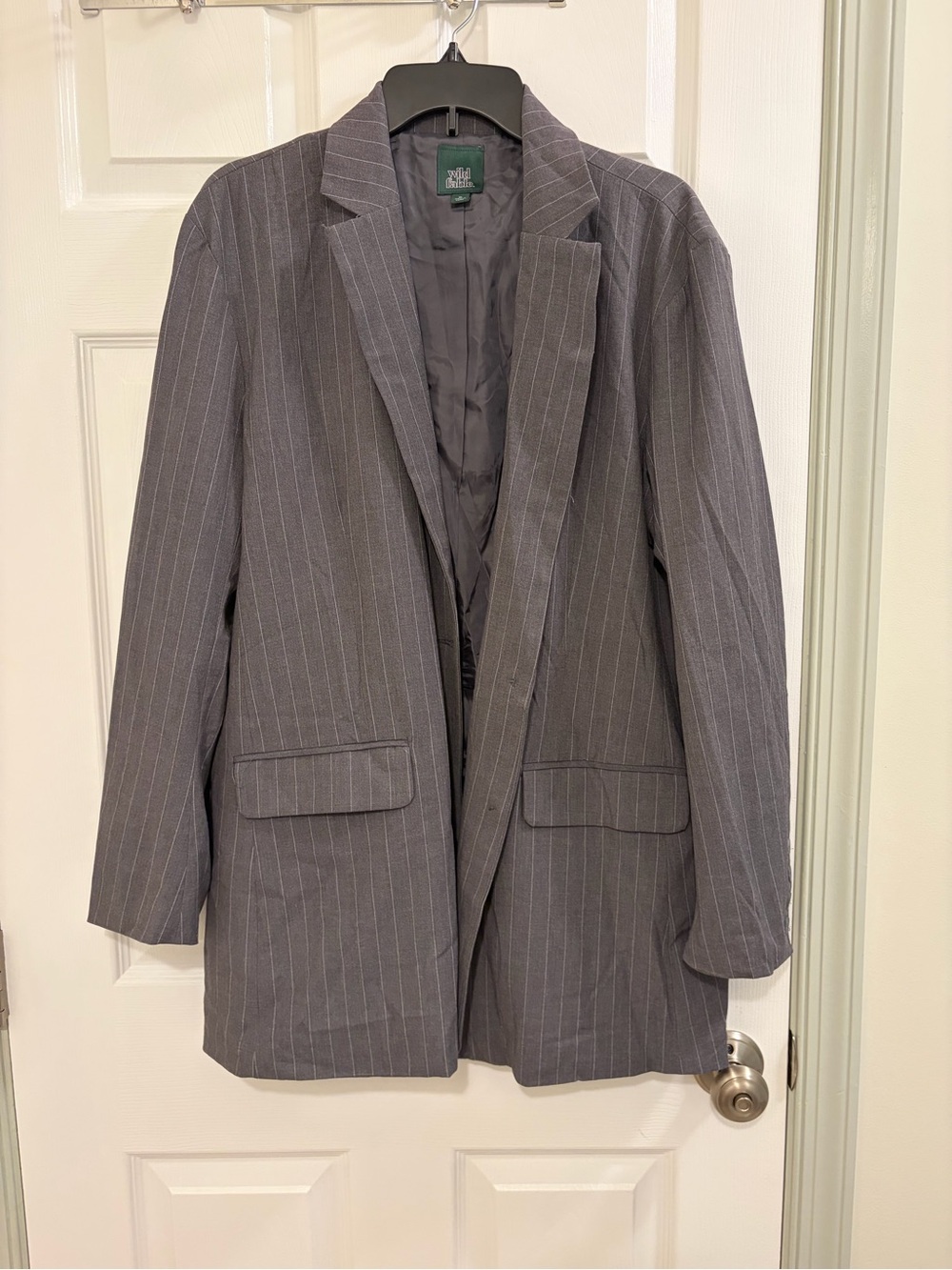 wild fable Gray Pinstripe Blazer